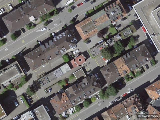 Luftbild Hintere Davidstrasse 14, St. Gallen