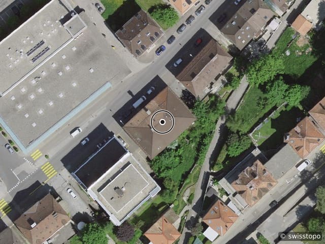 Luftbild Rue des Envers 37, Le Locle
