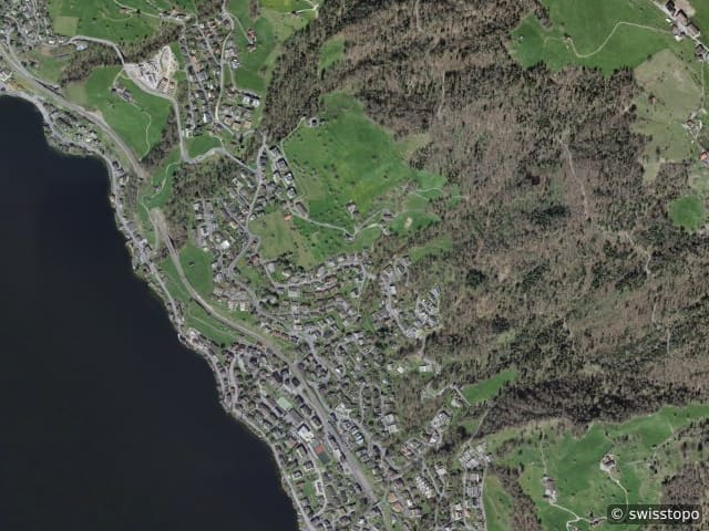 Vista aerea della posizione – 6318 Walchwil