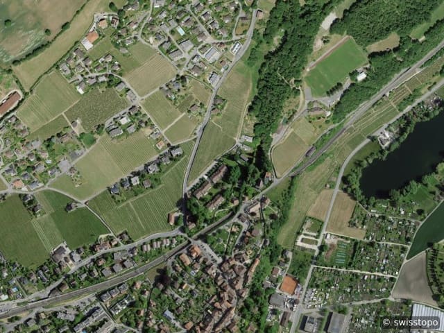 Luftbild St-Blaise