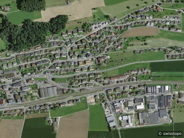 Luftbild Sternmatt 9b, Wauwil