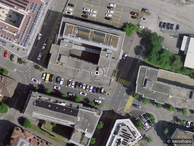 Luftbild der Lage – Avenue Mayor-Vautier 36, 1815 Clarens