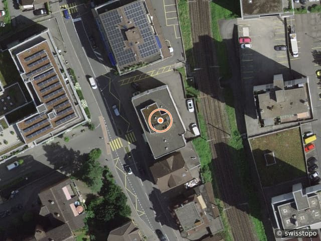 Luftbild der Lage – Gerliswilstrasse 64, 6020 Emmenbrücke