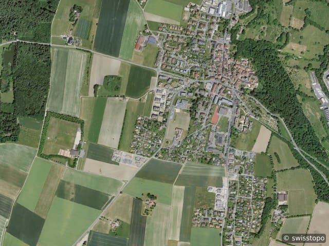 Luftbild Cossonay