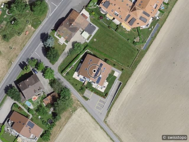 Luftbild Chemin de Mandou 21, Bottens