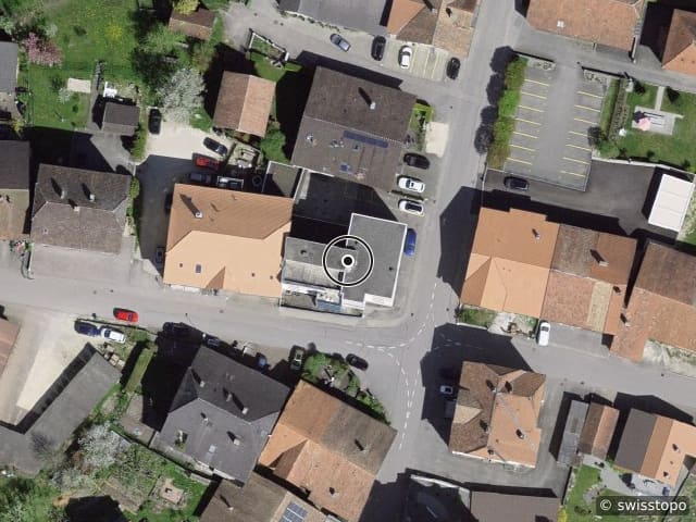 Luftbild Rue du Pont 10, MALLERAY - GARAGES