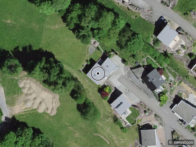 Luftbild Oberer Höhenrain 13, Plons
