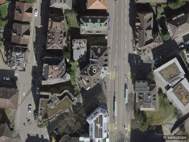 Luftbild Universitätstrasse 41, Zürich