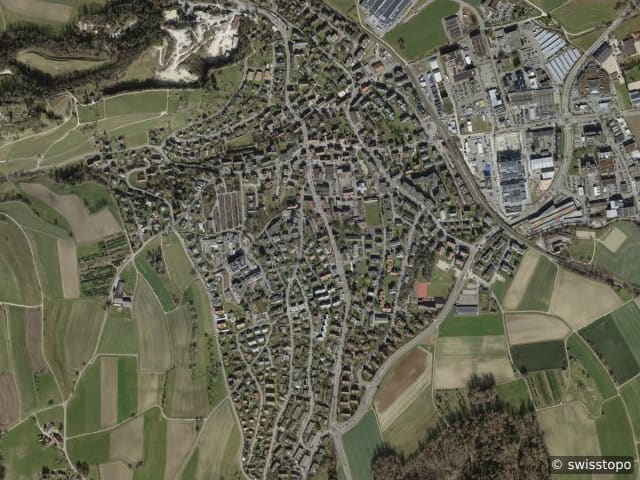 Luftbild Dielsdorf