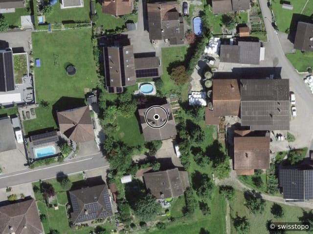 Luftbild der Lage – Winkelwiese 11, 9245 Sonnental