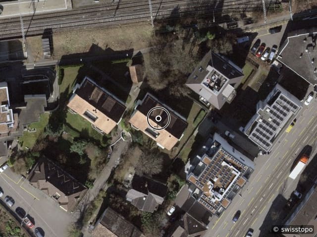 Luftbild Felsenrainstrasse 8, Zürich