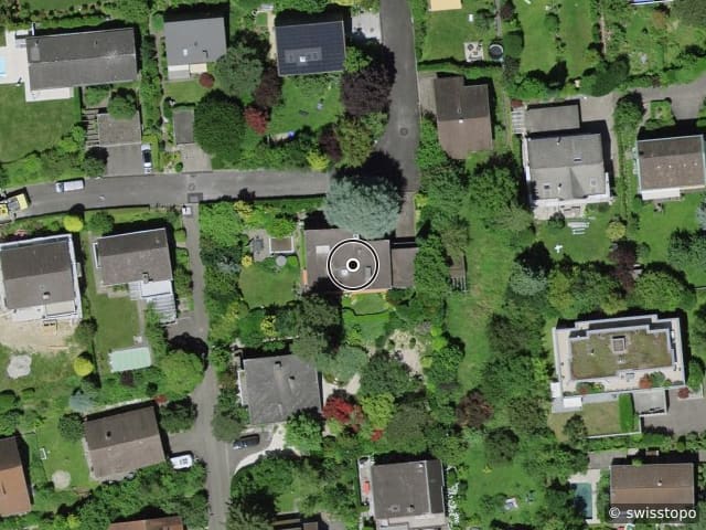 Vista aerea della posizione – Wiesenstrasse 5, 4104 Oberwil
