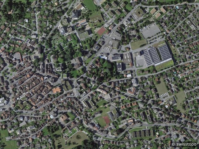 Luftbild Ort s Rorschacherstrasse 86b, Altstätten