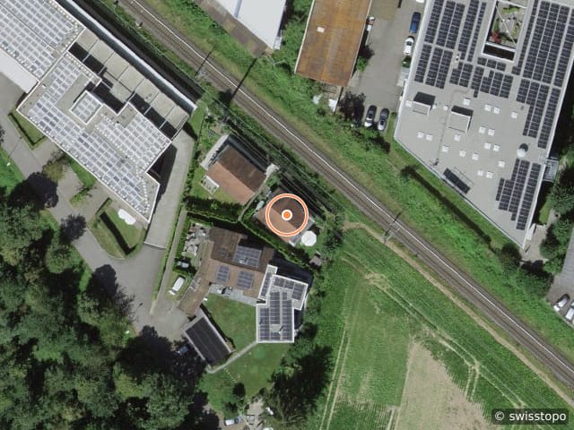 Luftbild Fohrhölzlistrasse 13B, Wettingen