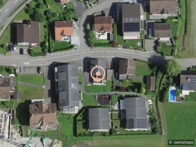 Luftbild Schulstrasse 12, Aettenschwil