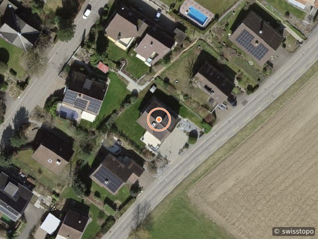 Luftbild Oberwilerstrasse 49, Nürensdorf