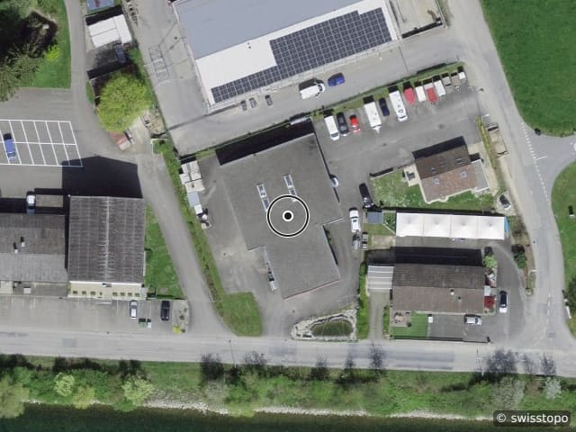 Luftbild Kanalstrasse 44, Büren an der Aare