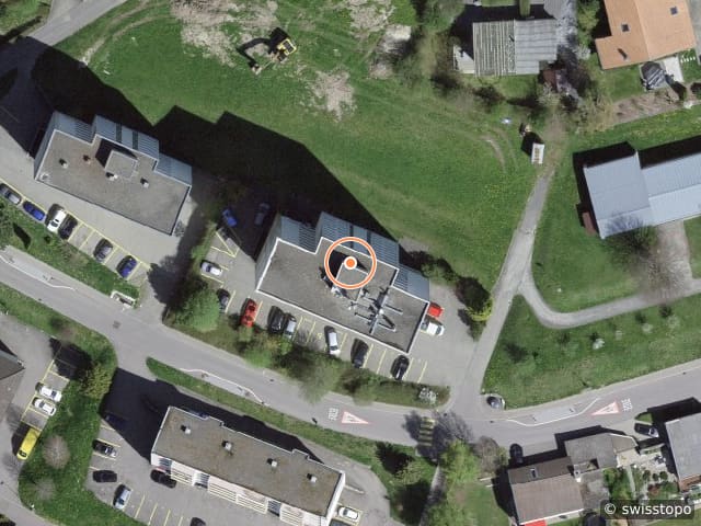 Luftbild der Lage – Rue du Crêt-Georges 49, 2720 Tramelan