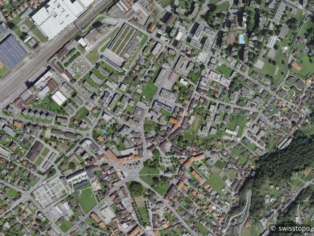 Luftbild Giubiasco