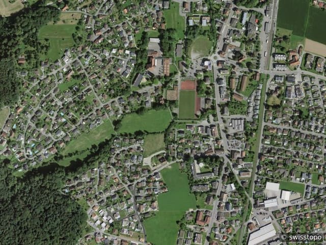 Luftbild Obere Bahnstrasse 13, Kölliken