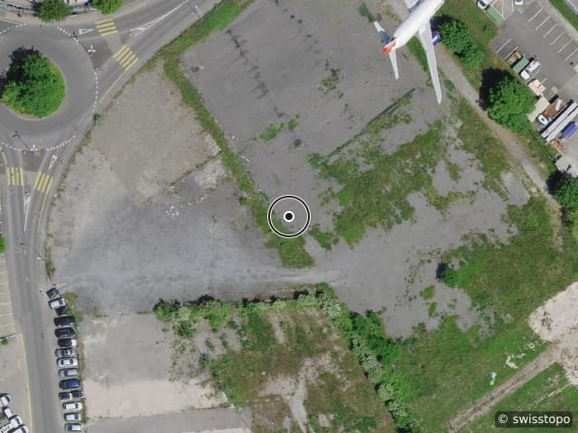 Luftbild der Lage – Chemin de Delay 6, 1214 Vernier