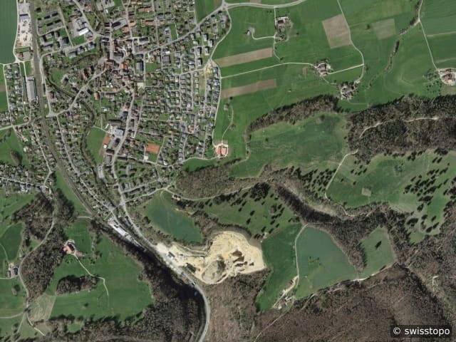 Luftbild Courrendlin