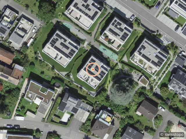 Luftbild der Lage – Wigärtlistrasse 6B, 8274 Tägerwilen