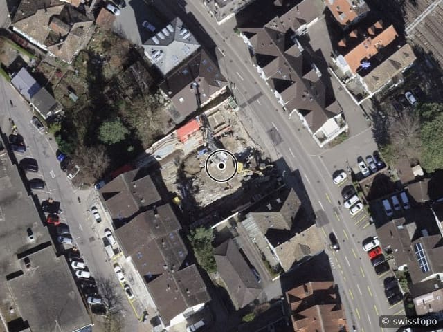 Vista aerea della posizione – Seestrasse 123, 8820 Wädenswil