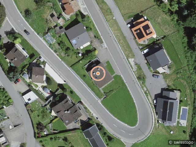 Luftbild Unterer Kapf 308, Wienacht-Tobel