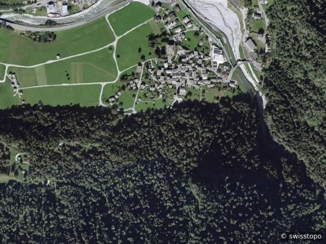 Luftbild Promontogno