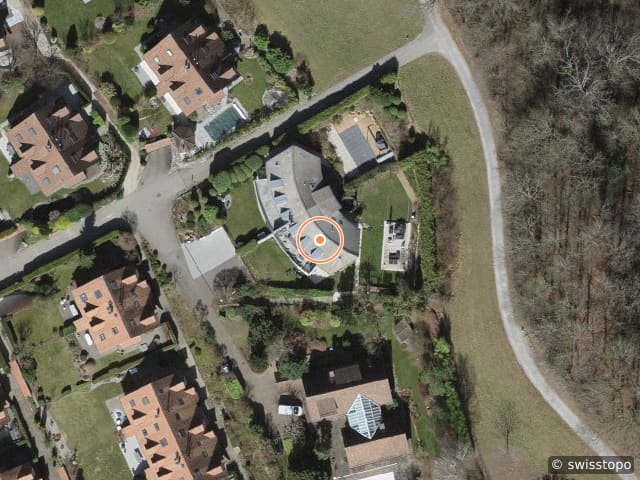 Luftbild Oberhausensteig 32, Wettswil am Albis