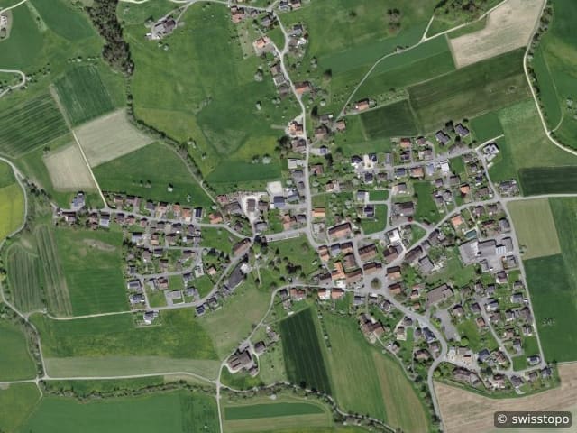 Luftbild der Lage – 4714 Aedermannsdorf