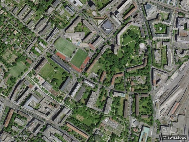 Luftbild Genève