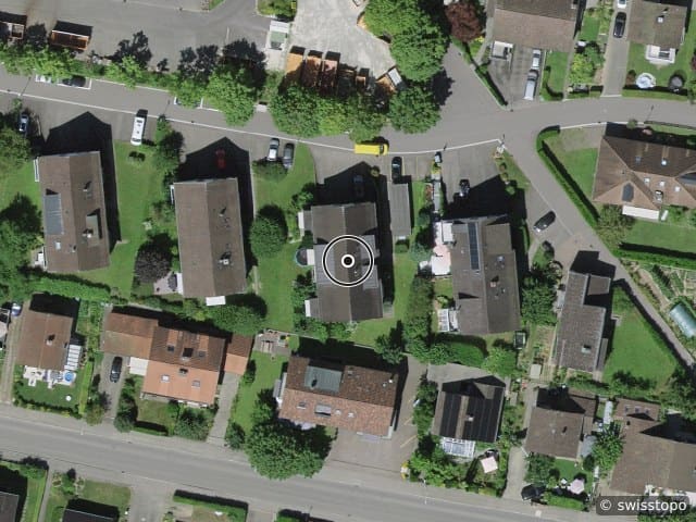 Luftbild Obere Kirchzelg 5, Wettingen