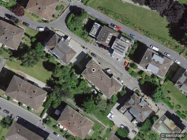 Luftbild der Lage – Chemin du Risoux 15, 1004 Lausanne