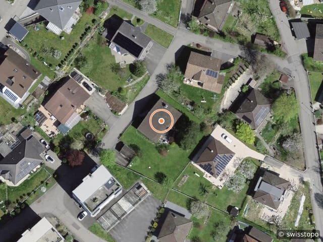 Luftbild Rue du Soleil 6, Tavannes