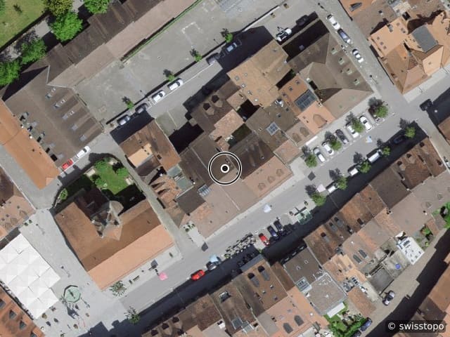 Luftbild Rue Centrale 14, Avenches