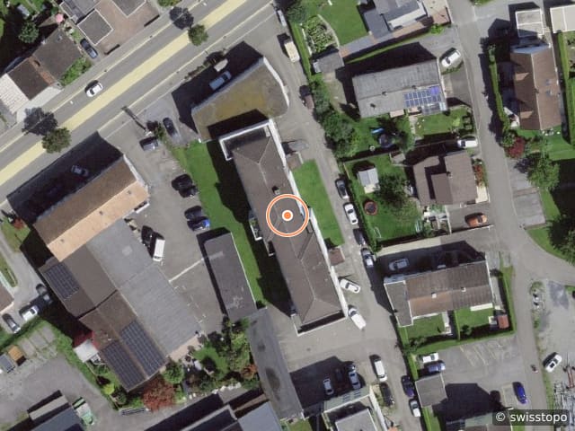 Luftbild Hauptstrasse 76, Staad