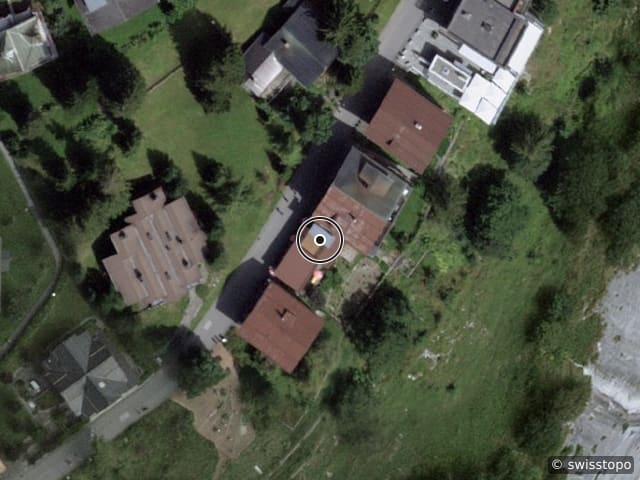Luftbild Rauft 1067, Haus Murmeli