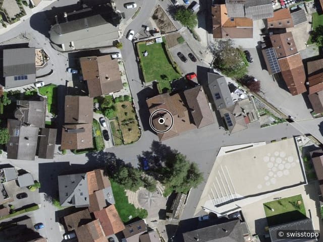 Luftbild Rue de l'Eglise 16, Vétroz