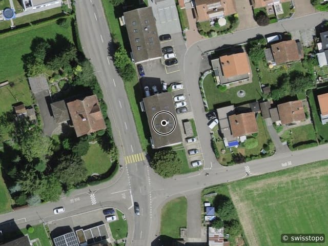 Luftbild der Lage – Schöneggstrasse 1, 3073 Gümligen
