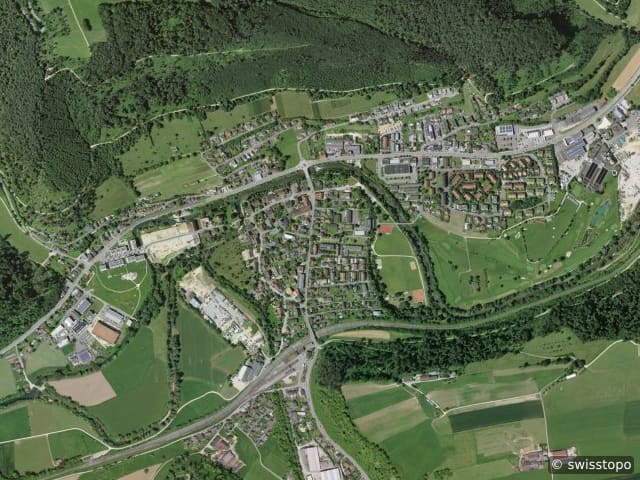 Luftbild Zwingen