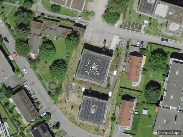 Luftbild Schützenweg 15, Binningen
