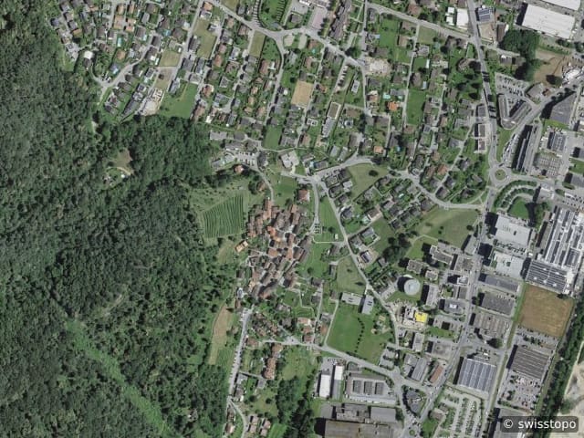 Luftbild Manno
