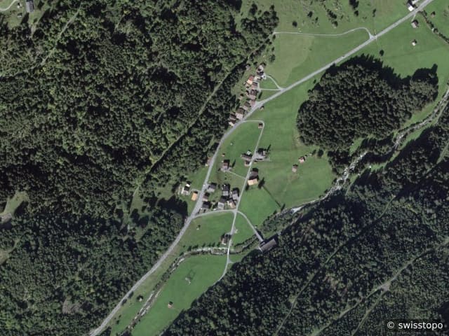 Vista aerea: la zona