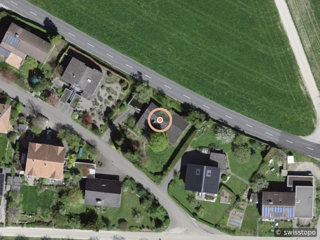 Luftbild Langematt 6, Uettligen