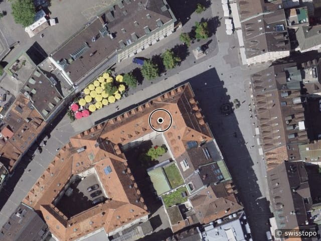 Vista aerea della posizione – Neugasse 1, 9000 St. Gallen