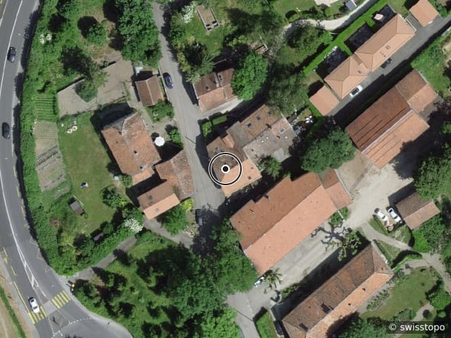 Luftbild der Lage – Chemin du Petit-Veyrier 21, 1255 Veyrier
