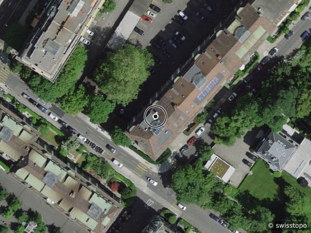 Luftbild Avenue Alfred-Bertrand 3, Genève