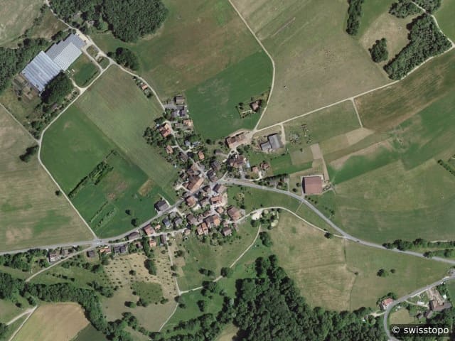 Luftbild: das Gebiet